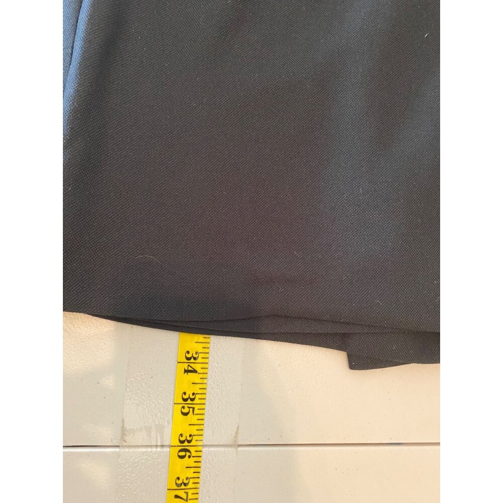 Vintage Cache Coat Dress Black Skort Pants Gold Studded Lapel Button Detail - Picture 8 of 12